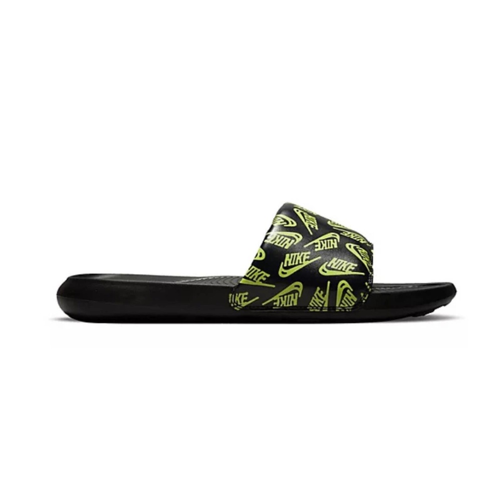 NIKE MEN’S SIZE 11 VICTORI ONE PRINT SLIDES SANDALS - BLACK